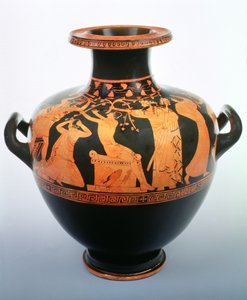 Attic Red-figure hydria, 460-450 BC